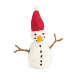 Snowman With Red Hat