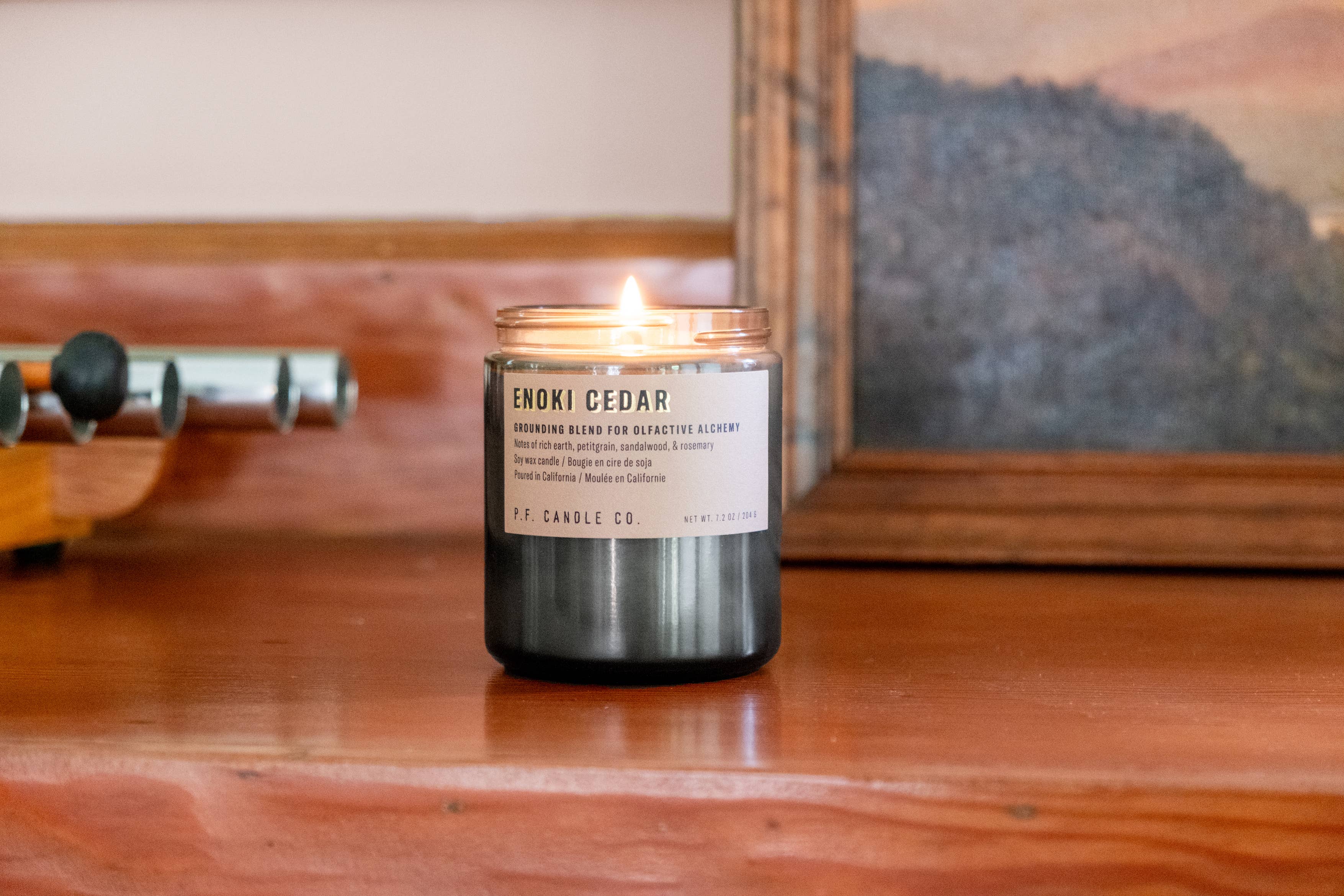 Enoki Cedar Alchemy Candle