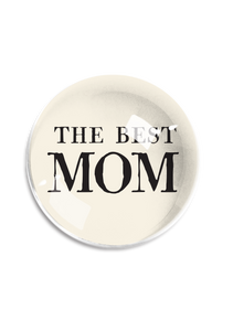 The Best Mom Crystal Dome Paperweight