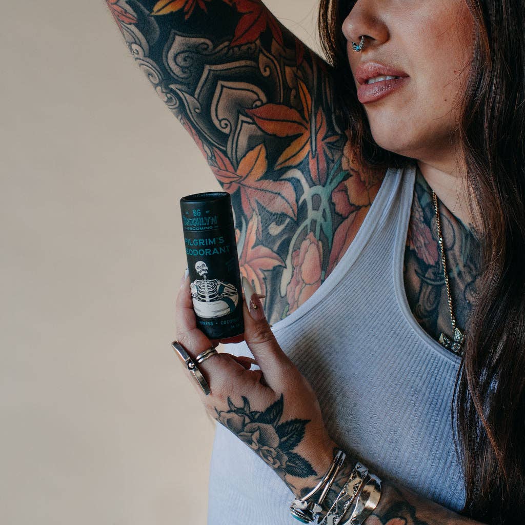 Pilgrim's Blue Cyprus + Coconut Deodorant