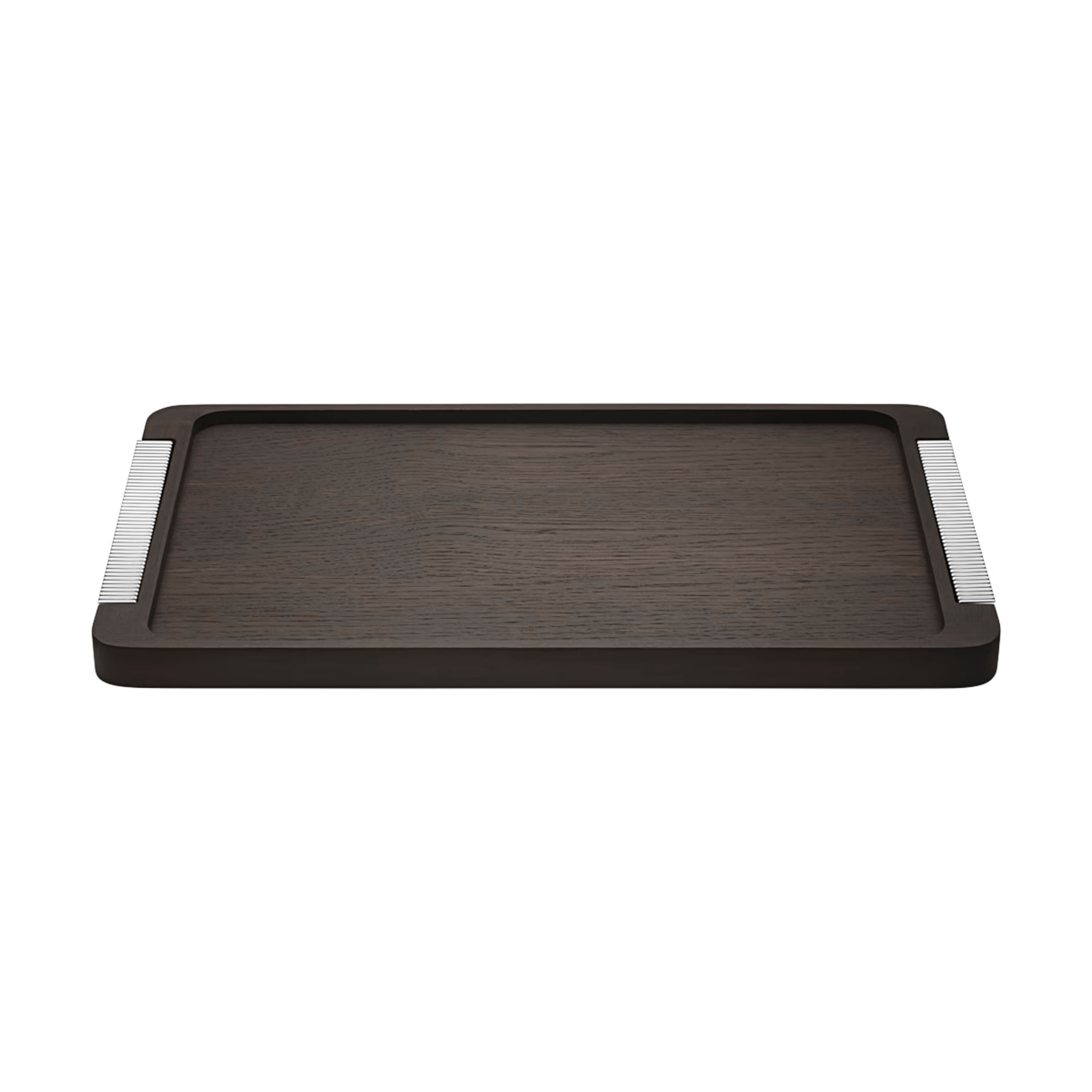 Bernadotte Tray, Oak + Stainless