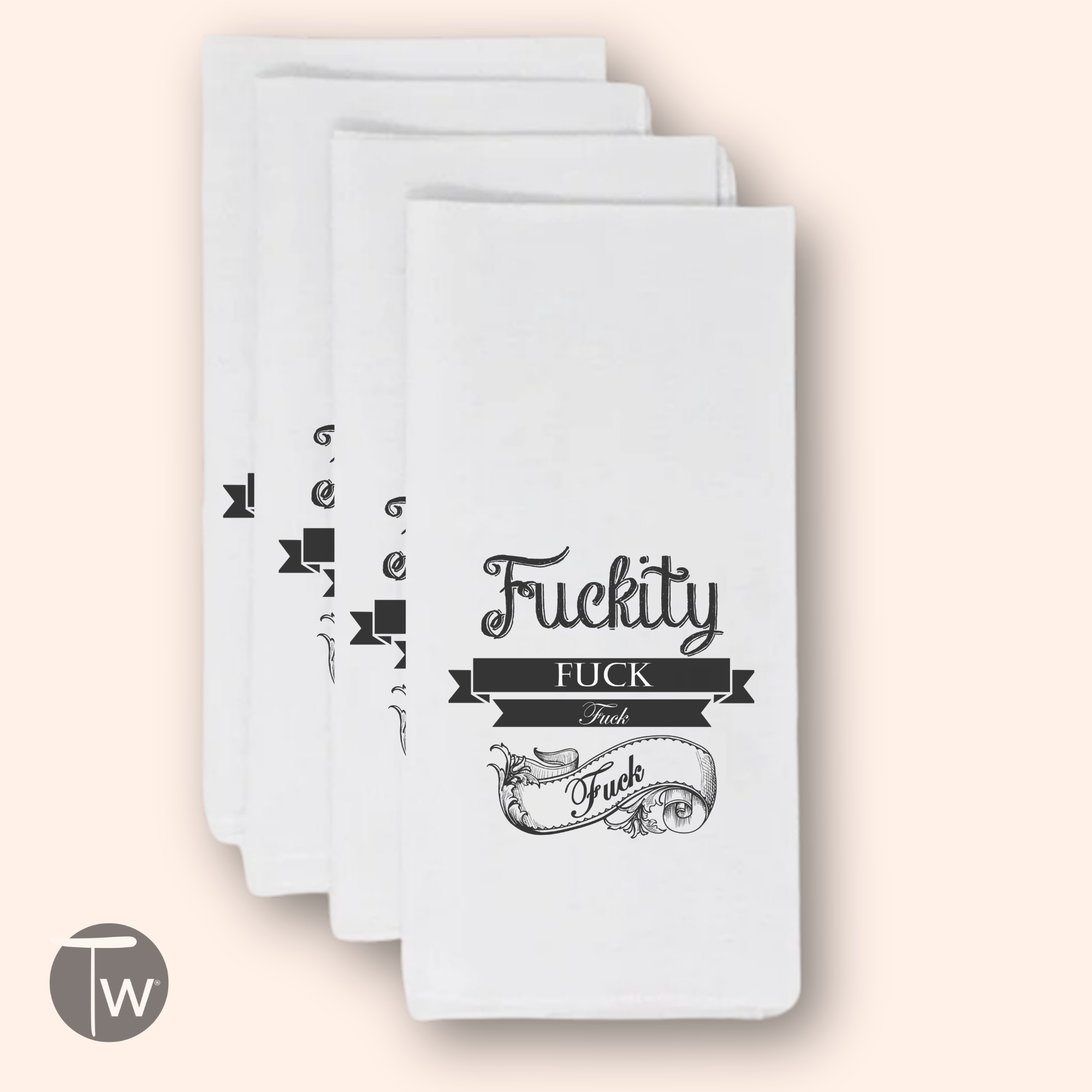 Fuckity Fuck Fuck Tea Towel