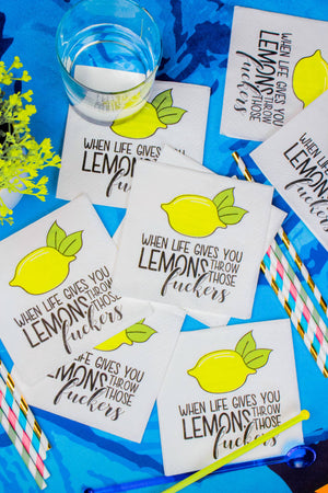 When Life Gives Lemons | Funny Napkins