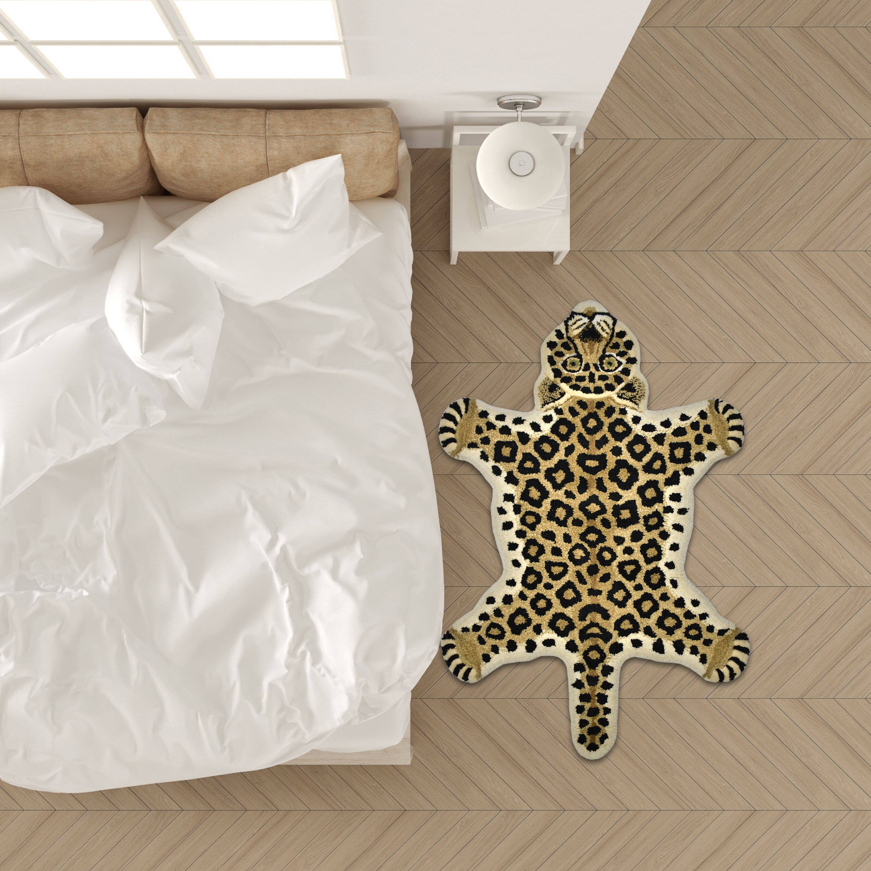 Zebra Animal Rug, 4 x 6