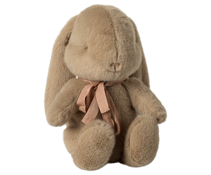 Plush Bunny, Dusty Brown Small