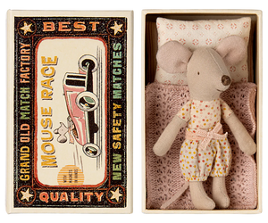 Little Sister Mouse In Matchbox
