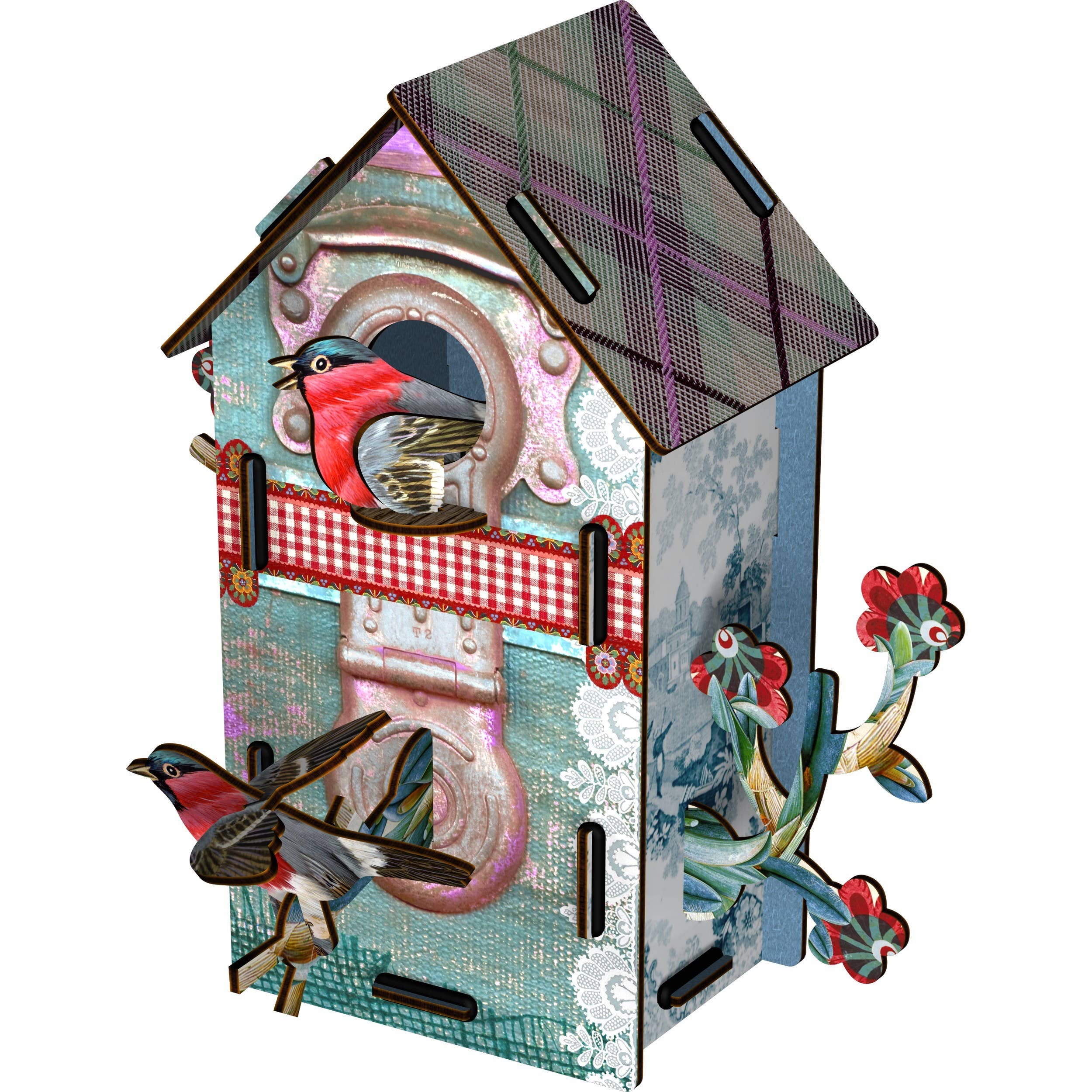 Miho - Decorative Birdhouse (medium) - Playmates