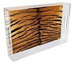 Tiger Lucite Tray, 11" x 17"