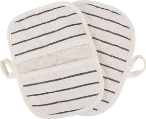 Striped Oven Mitt/Potholder