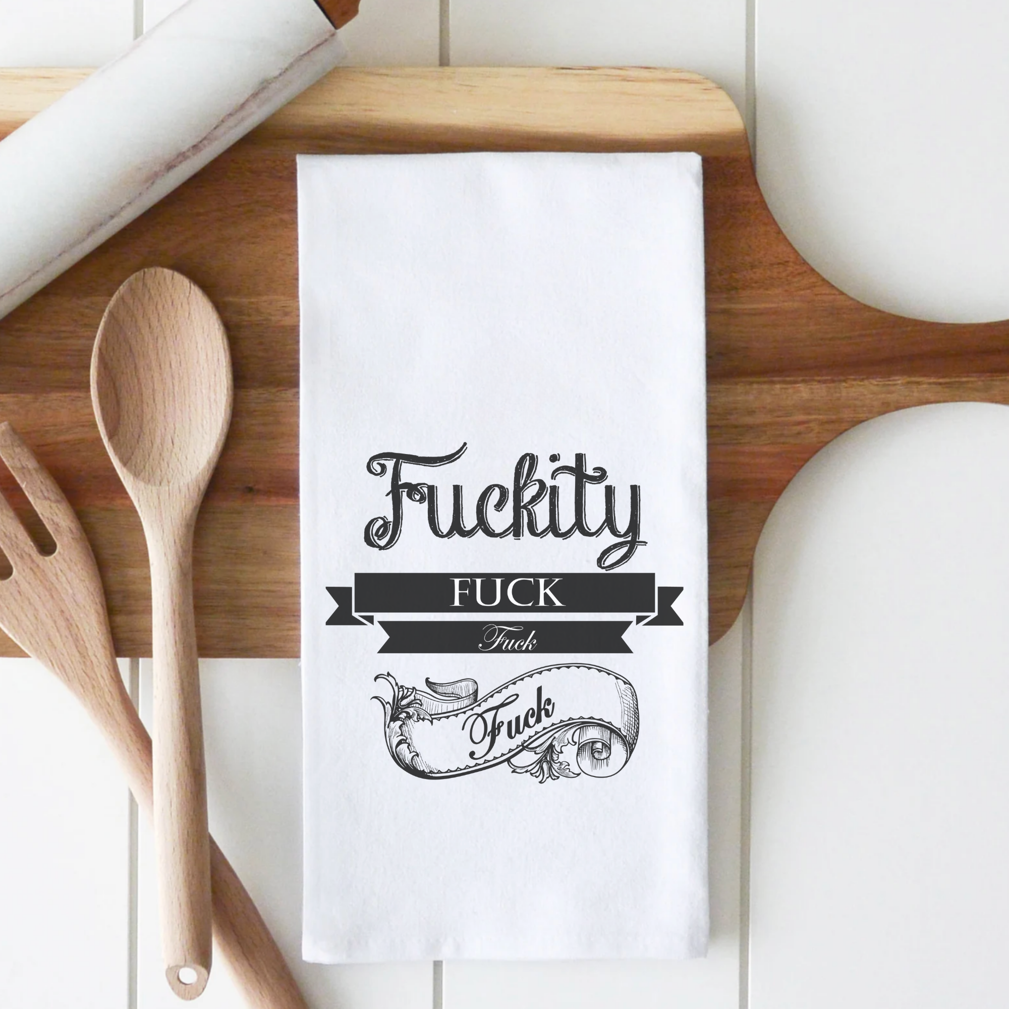 Fuckity Fuck Fuck Tea Towel