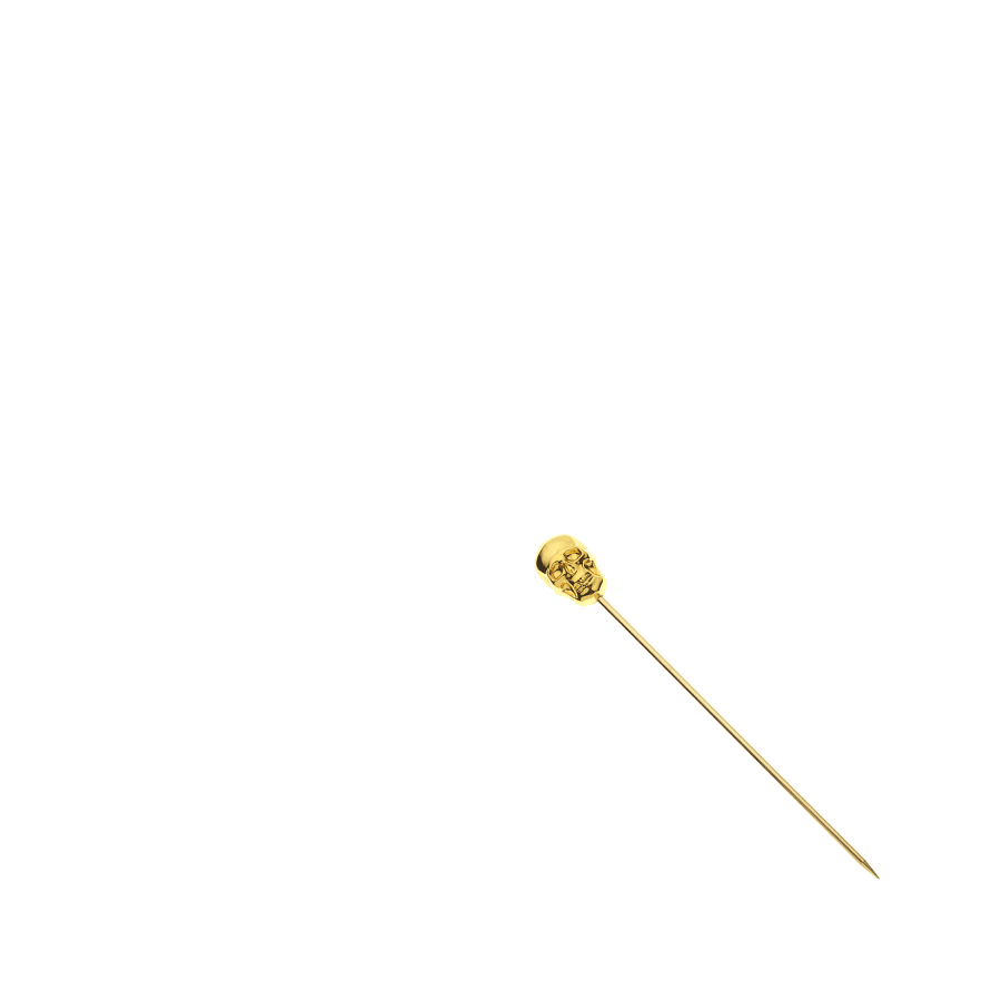 Skull Cocktail Picks, Gold