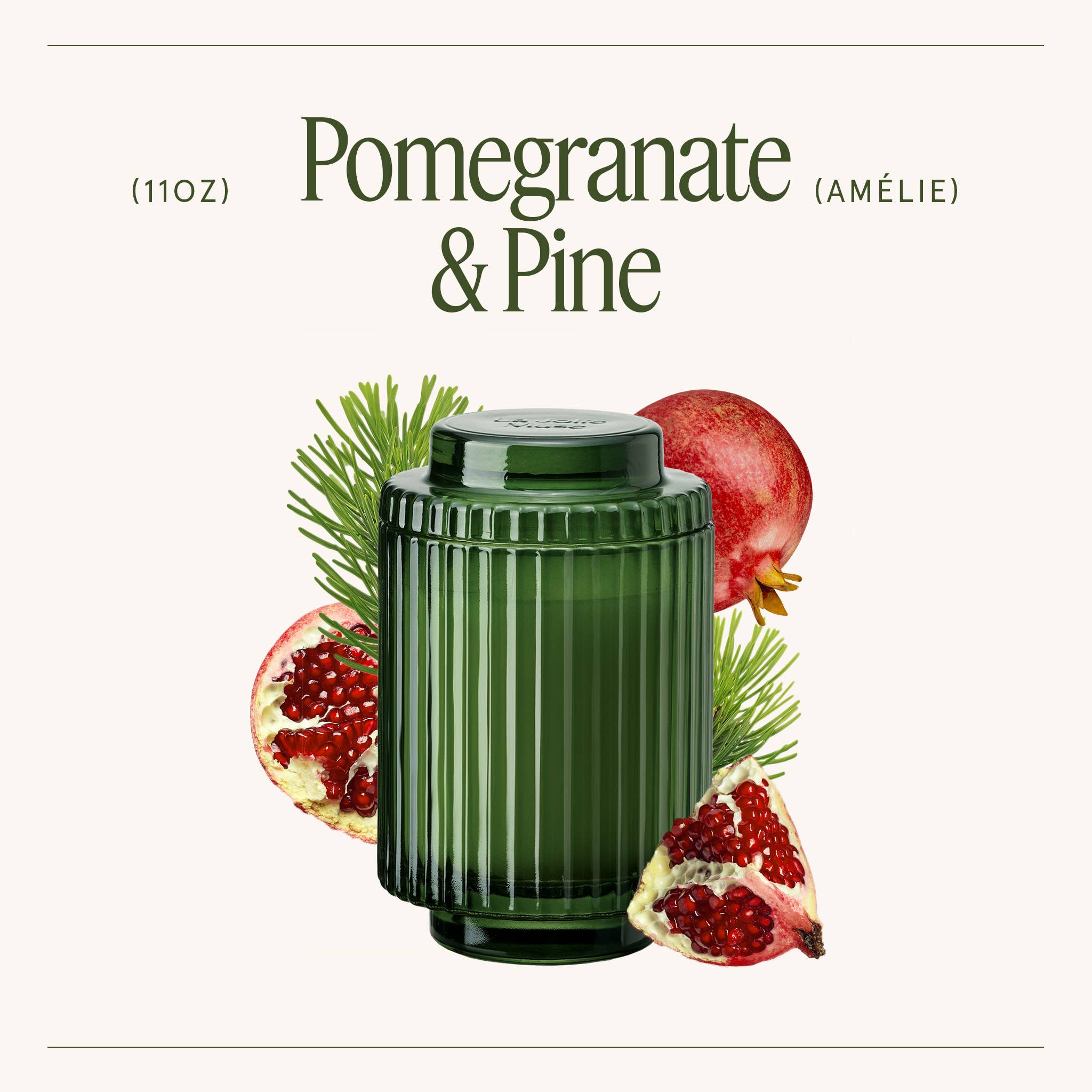 Pomegranate & Pine Candle