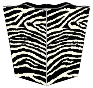Zebra Waste Basket