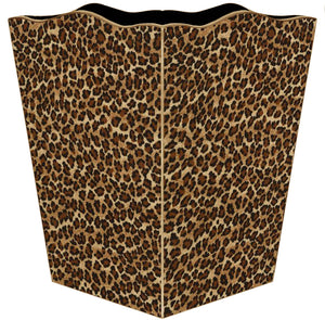 Leopard Waste Basket