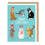 Holiday Cats Christmas Card, Box of 8