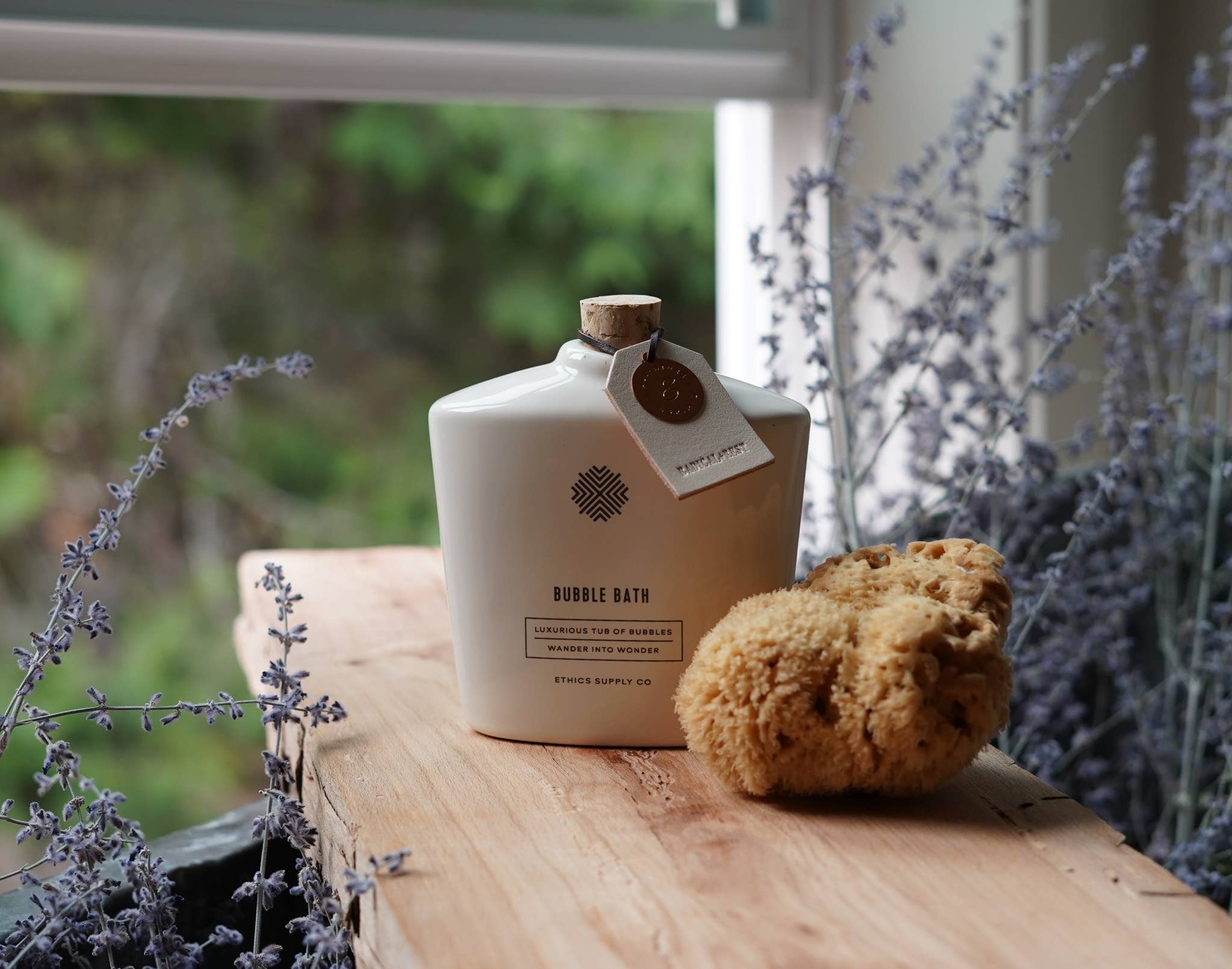 Soak in Rest Ceramic Bubble Bath