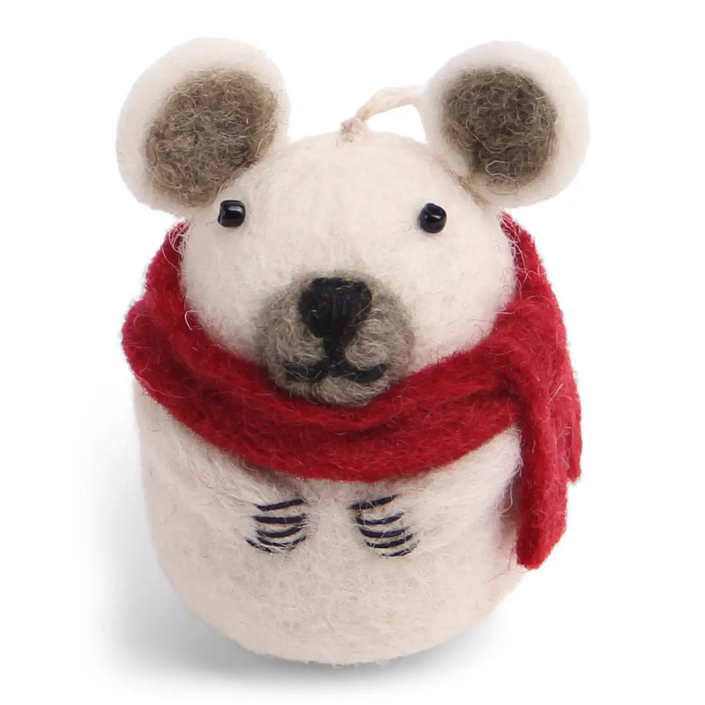 Polar Bear With Scarf