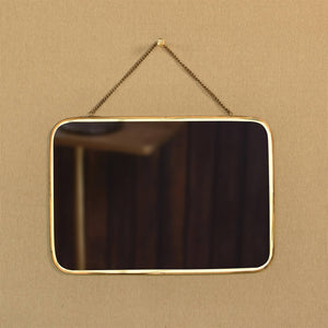 Estelle Brass Mirror, Horizontal