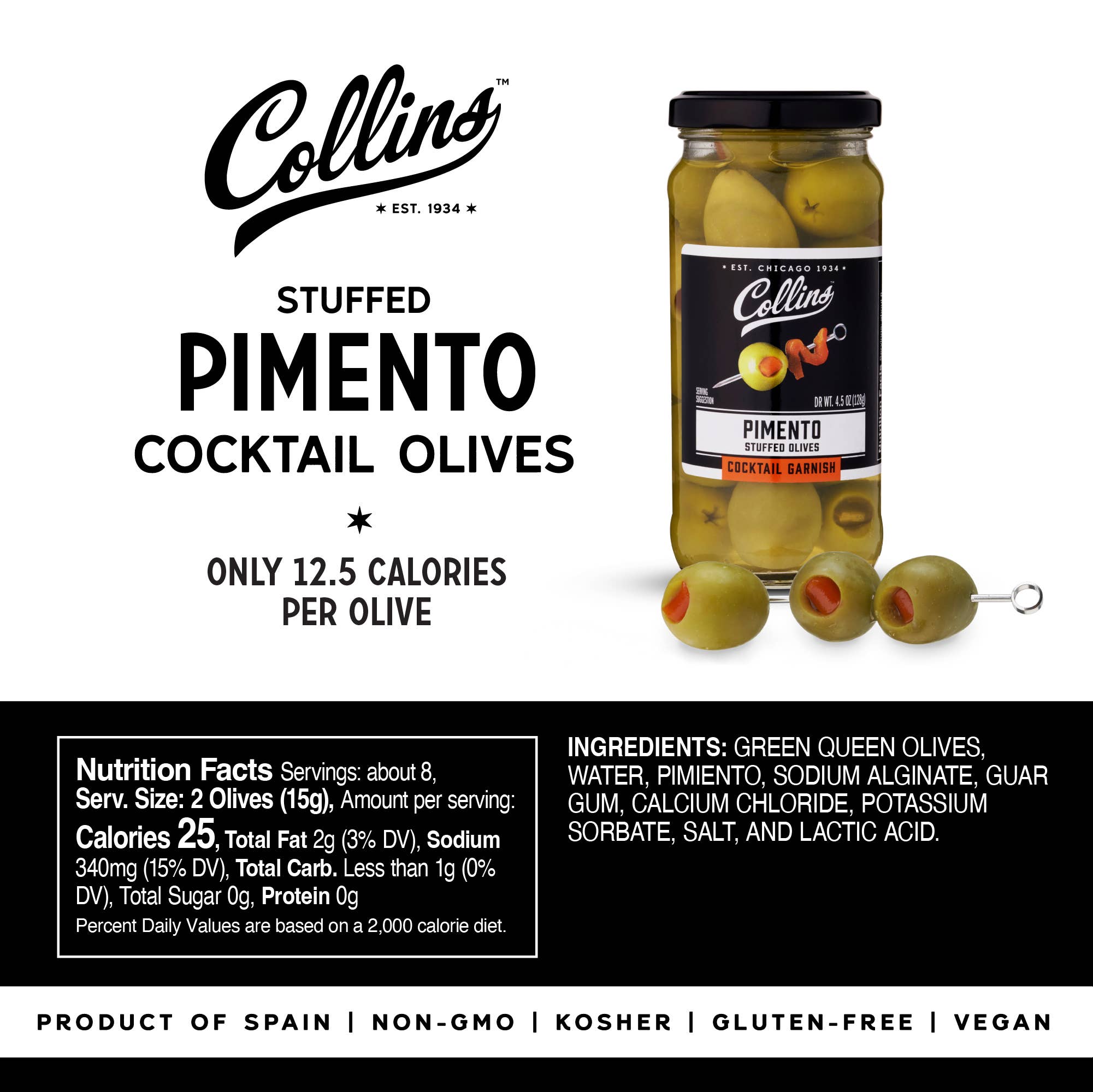 Pimento Martini Cocktail Olives