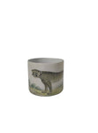 Glass Leopard Print Votive Holder, Medium