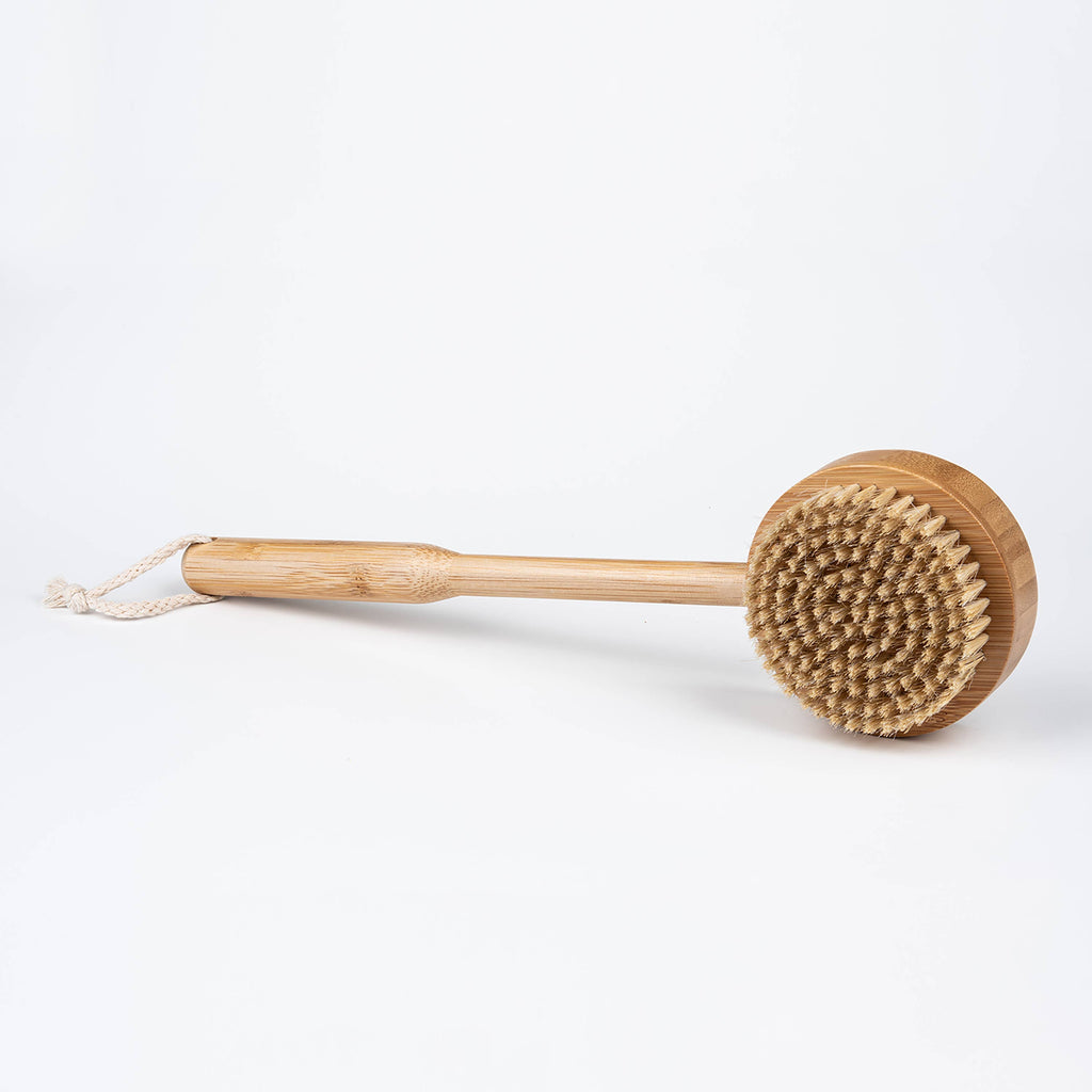 Bamboo 14" Long-handle Bath Brush