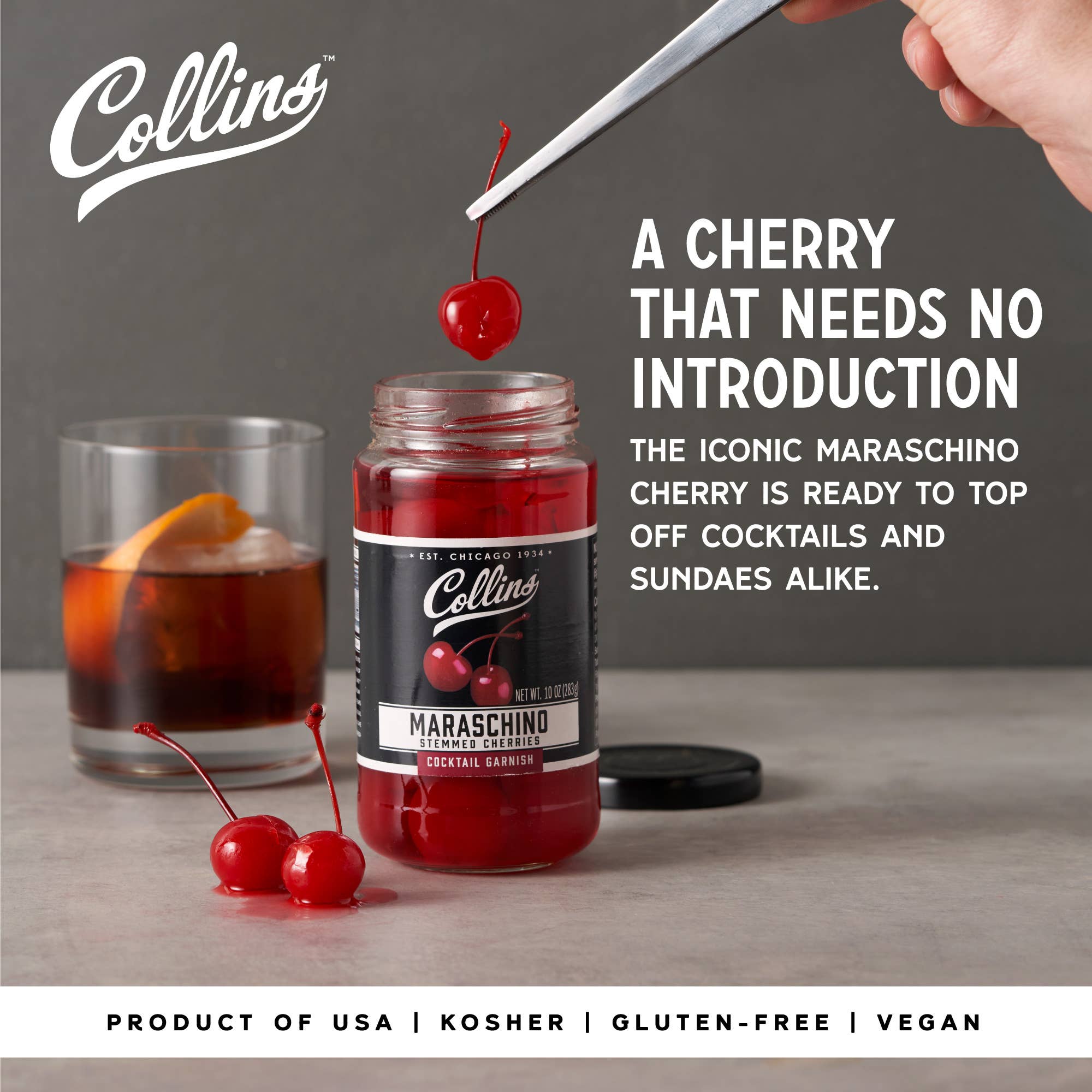 Stemmed Maraschino Cherries
