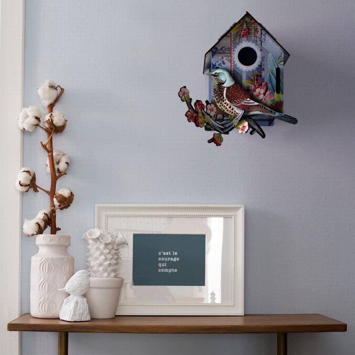 Miho - Decorative Birdhouse (medium) - I'M Back!