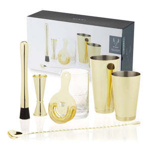 Gold 7- Piece Bar Essentials Set
