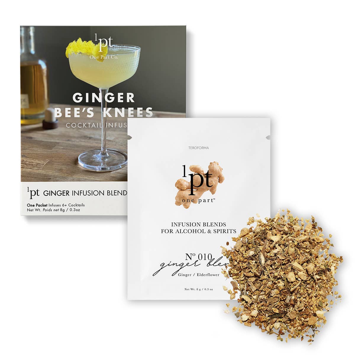 1pt Ginger Bee's Knees Cocktail Pack