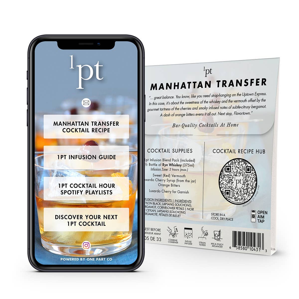 1pt Manhattan Transfer Cocktail Pack