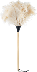 Ostrich Feather Duster, White