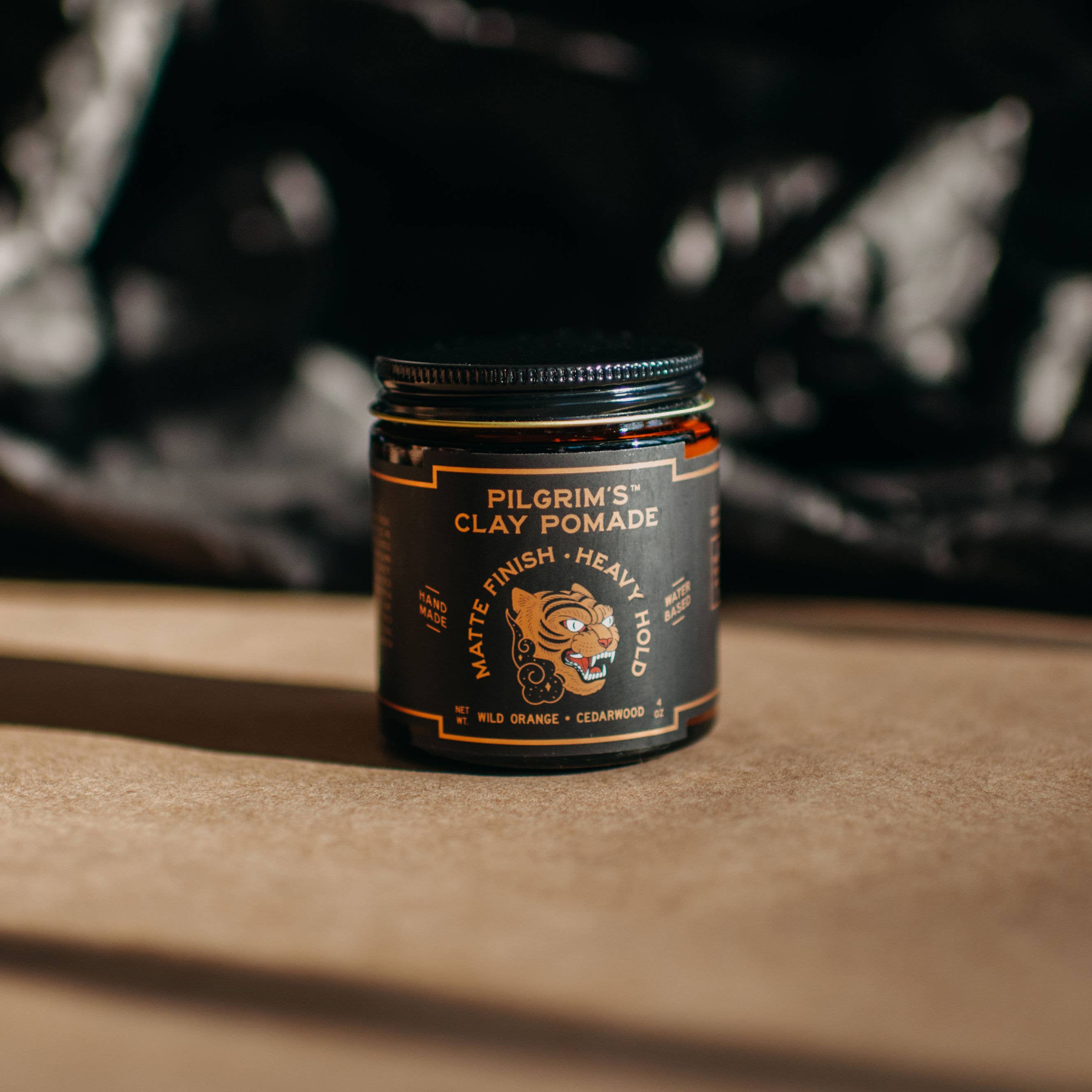 Clay Pomade, Wild Orange + Cedarwood