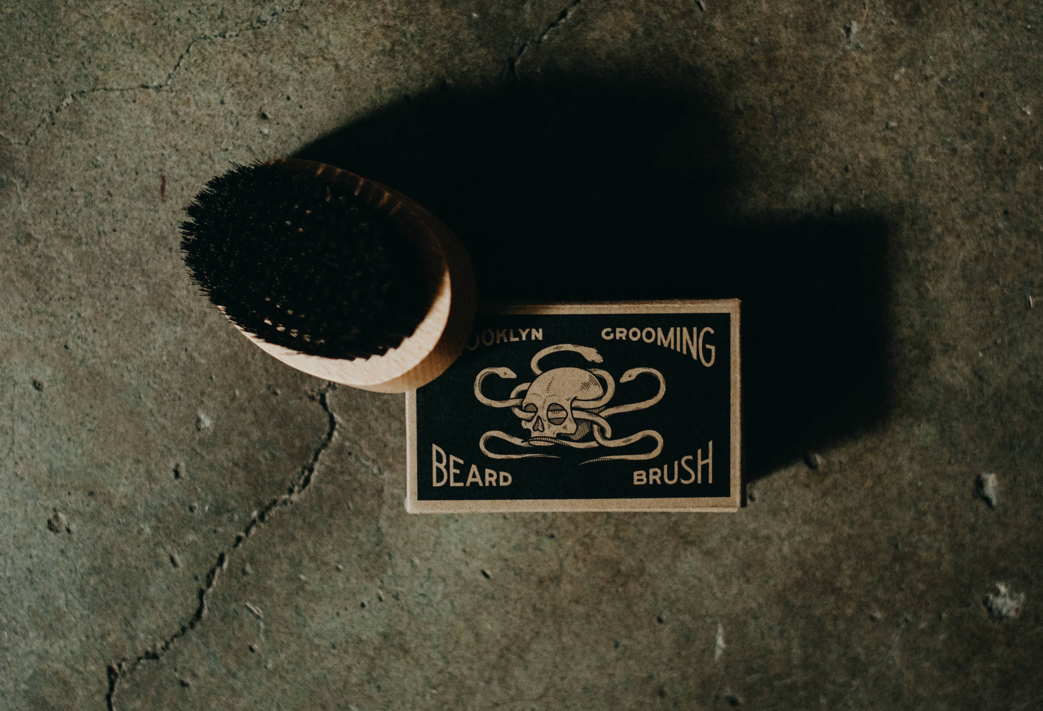 Beechwood & Boar Bristle Beard Brush