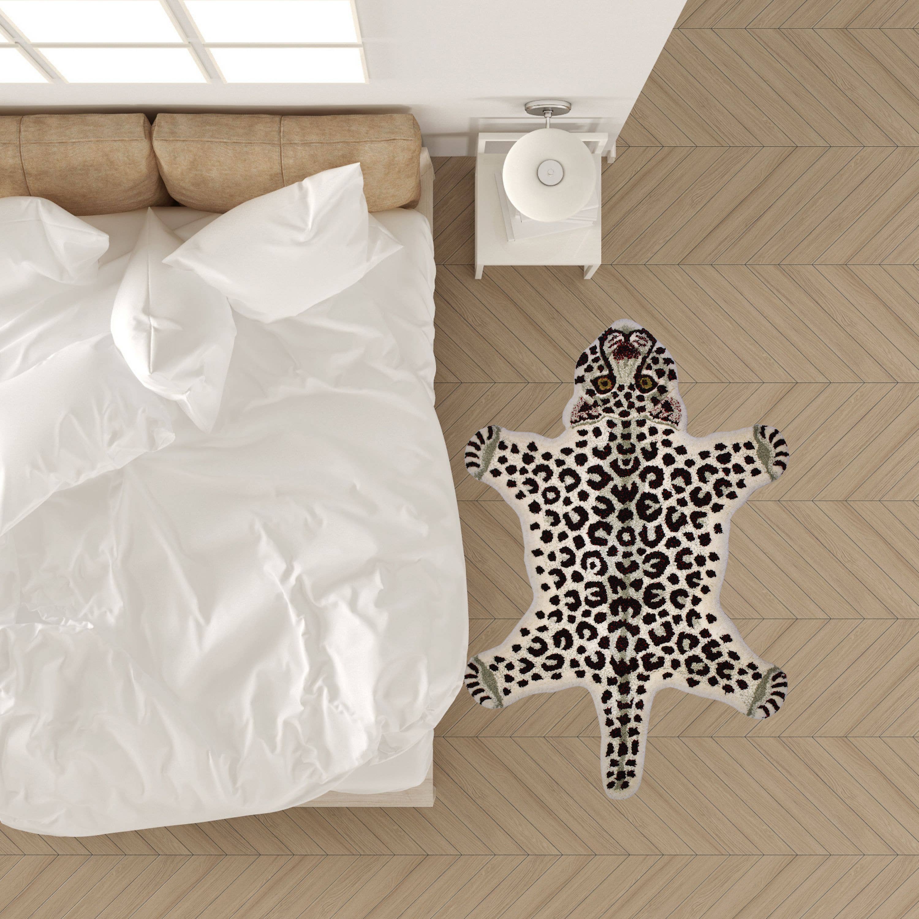 Zebra Animal Rug, 4 x 6