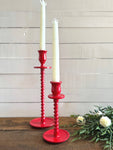 Corkscrew Taper Holder Red Small