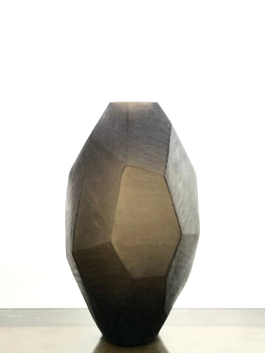 Smoked Brown Vase, Large