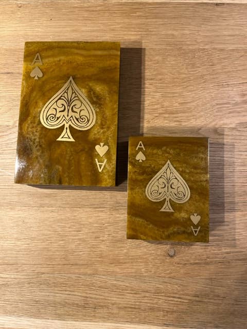 Brown Playing Cards Box