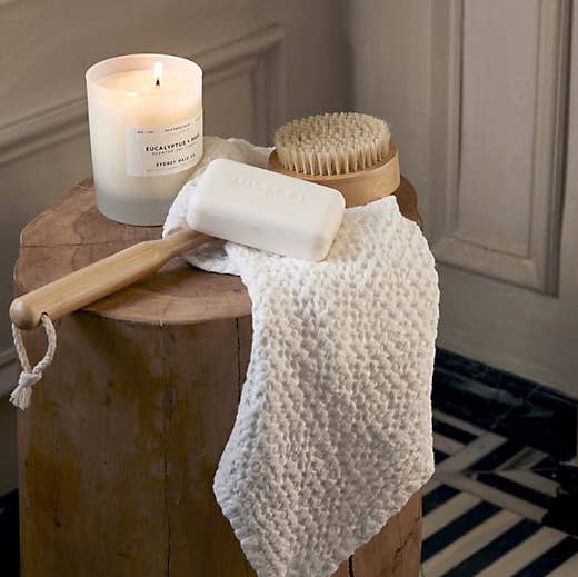 Bamboo 14" Long-handle Bath Brush