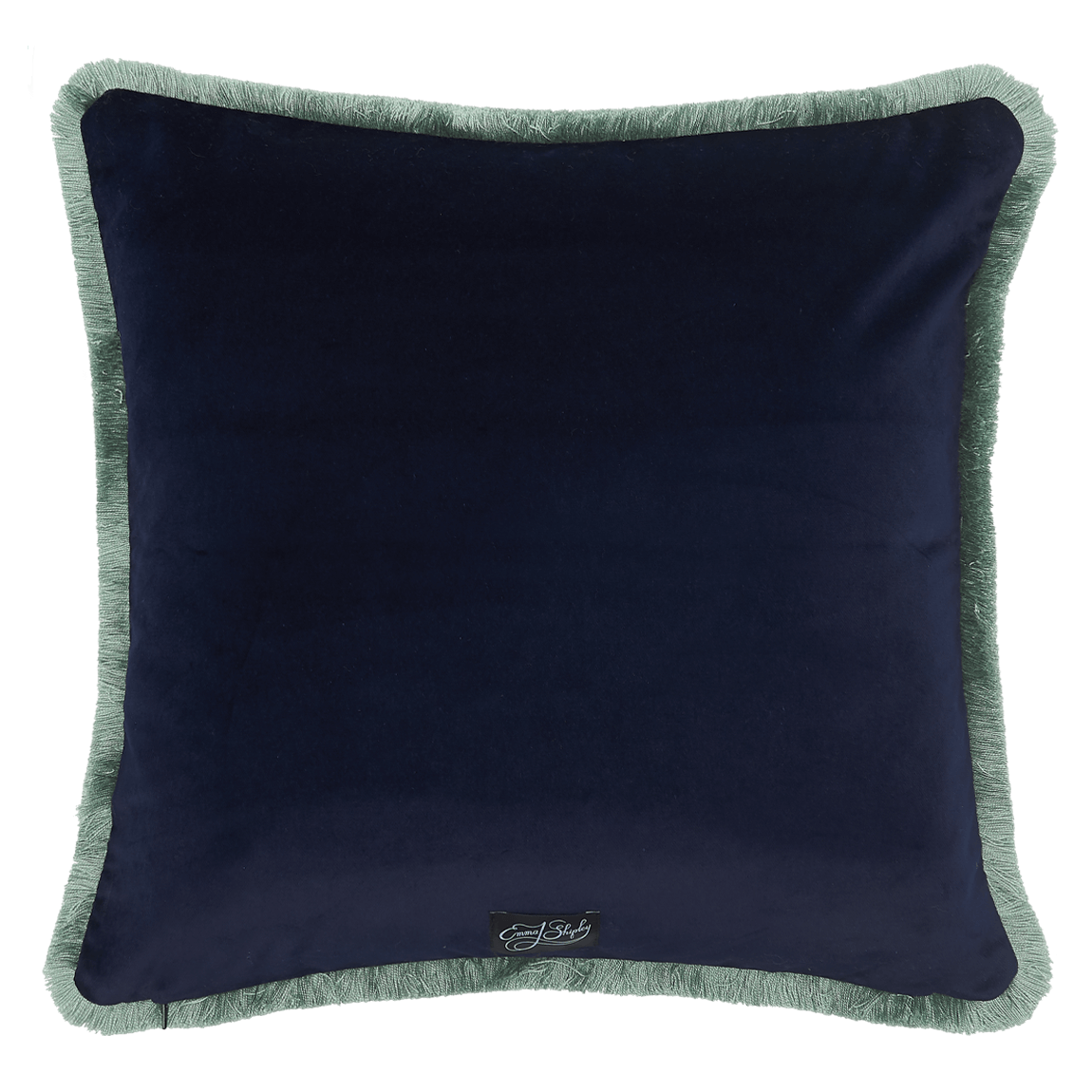 Snow Leopard Luxury Velvet Cushion: Flame