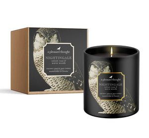 NIGHTINGALE | VELVET ROSE & WARM WOODS | RAVEN CANDLE
