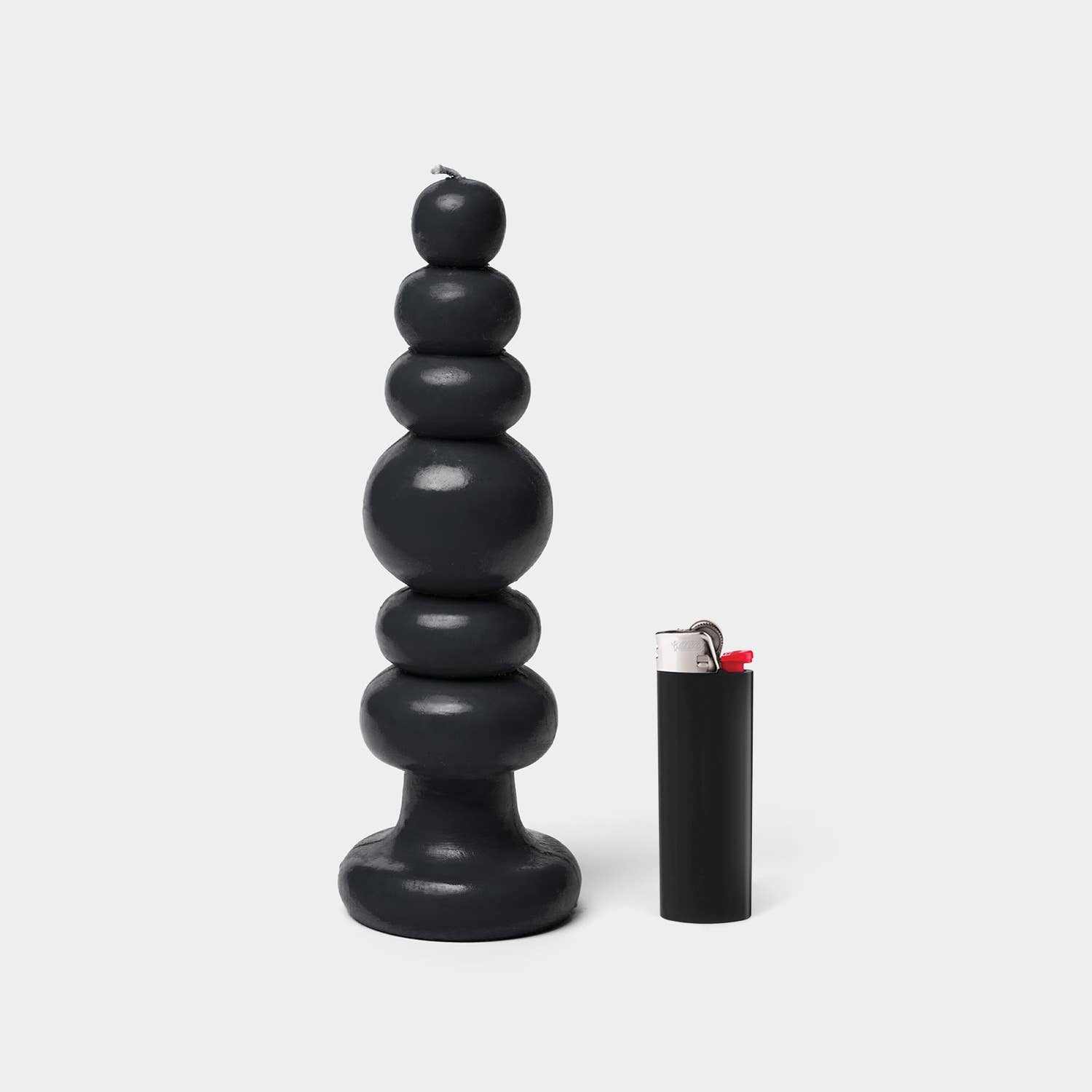 Spindle Candle Knubby - Black