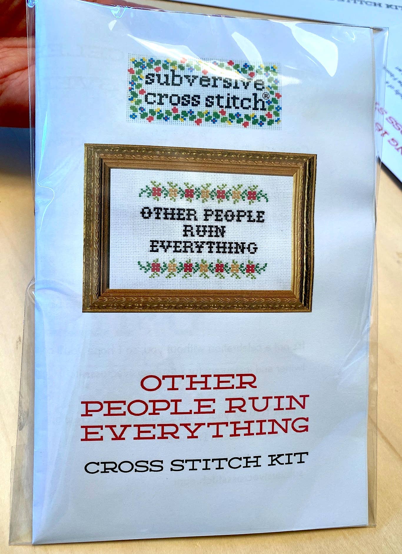 Homo Sweet Homo Cross Stitch