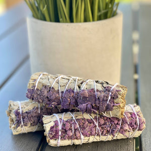 White Sage + Lavender Smudge Stick