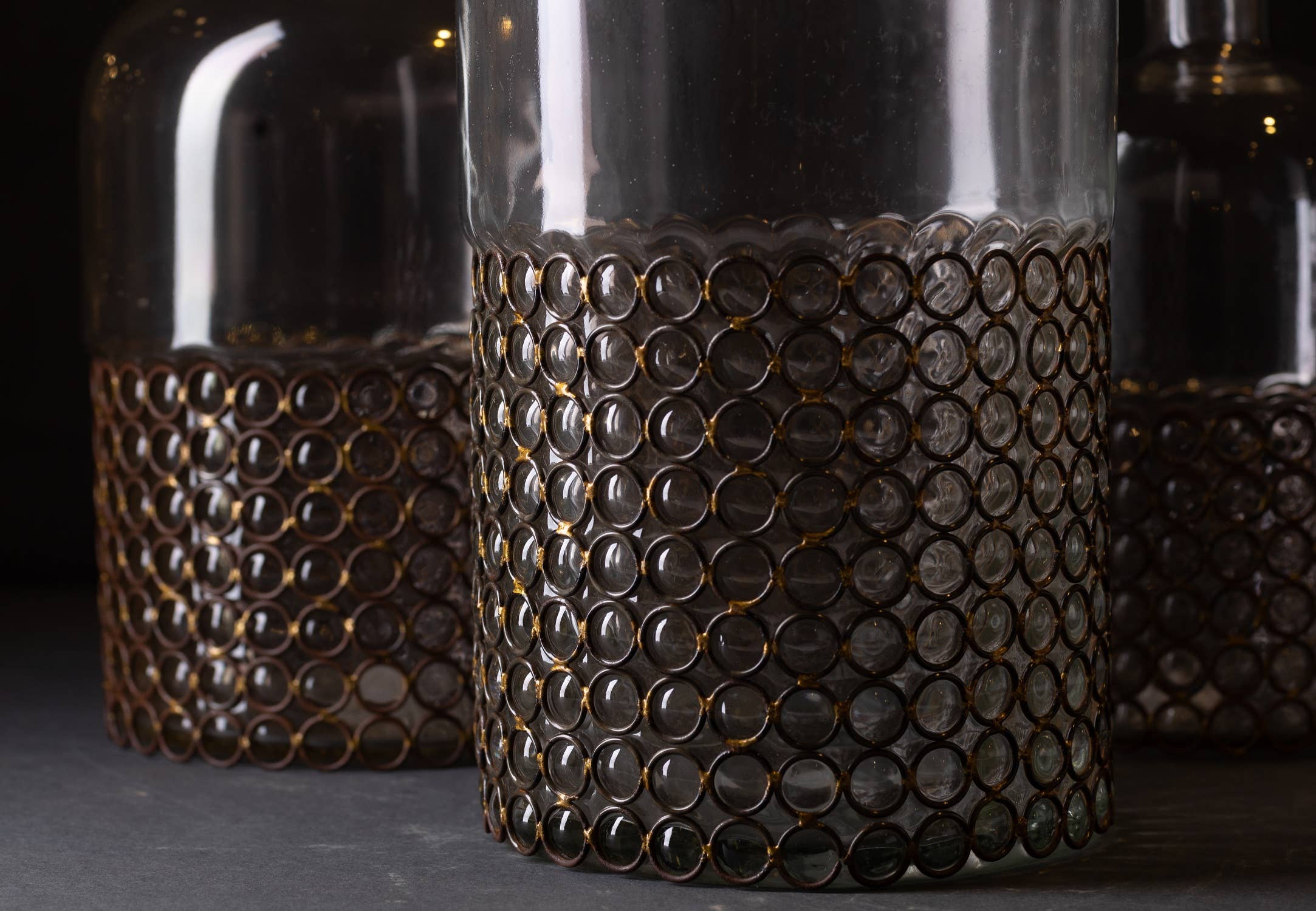 Decorative Glass Bottle, Large