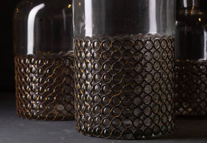 Decorative Glass Bottle, Small