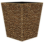 Leopard Waste Basket