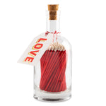 LOVE Matches In Bottle