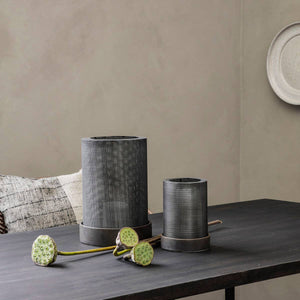 Lantern, Bash, Antique zinc