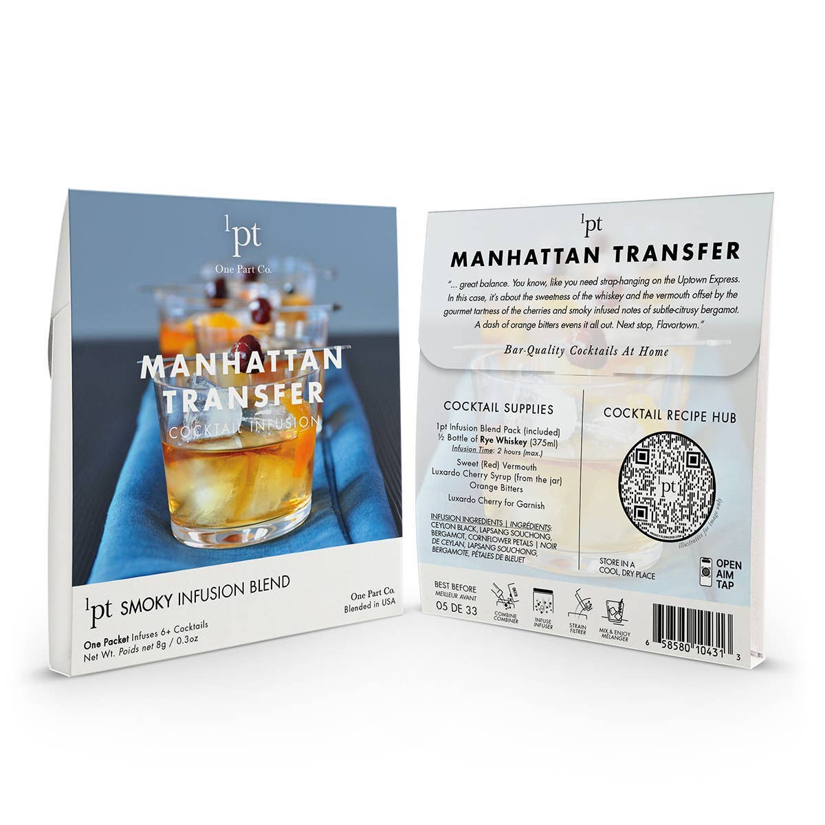 1pt Manhattan Transfer Cocktail Pack