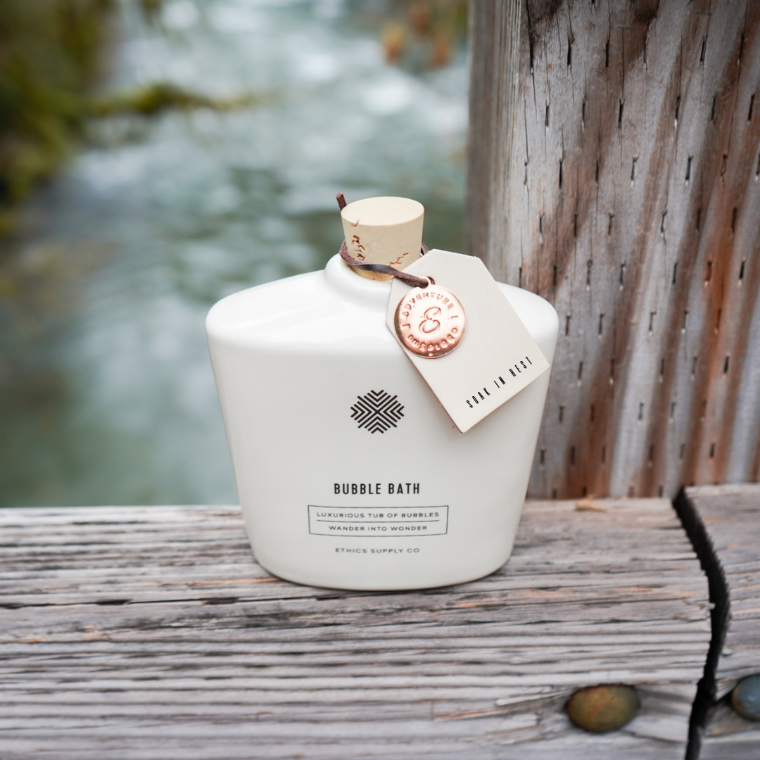 Soak in Rest Ceramic Bubble Bath